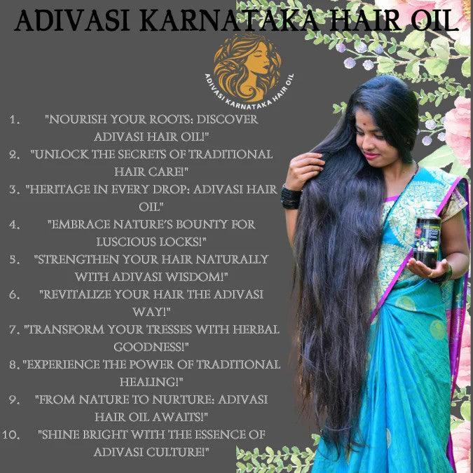 ADIVASI SATHYA NEELAMBARI HAKKI PIKKI HERBAL HAIR OIL